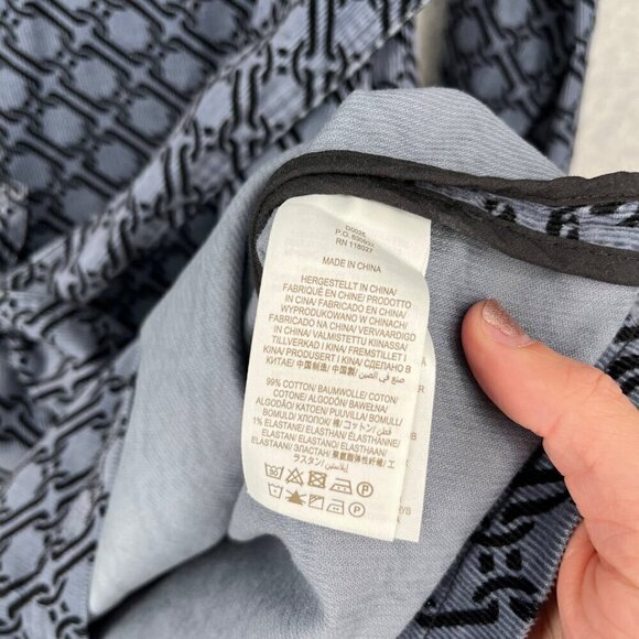 Boden Long Sleeve Cord Dress in Black and Gray - Picture 9 of 15